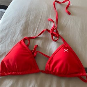boutineLA red swimsuit top